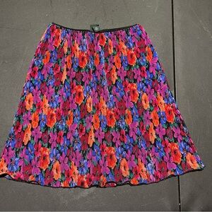 Wild Fable Vibrant Floral A-Line Skirt - Red, Pink, Blue